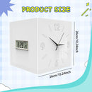 Reloj pared esquinero digital | Fecha y semana | Doble cara
