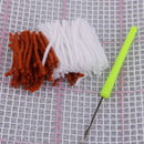 Kit Alfombra Girasol DIY | 60x40 cm | Gancho de Lengüeta