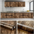 Papel tapiz autoadhesivo grano madera | PVC impermeable | DIY