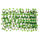 Seto artificial hiedra 40cm | Enrejado expandible | Privacidad jardín