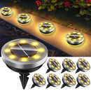 Luces solares tierra IP65 | LED paisaje | Patio césped terraza