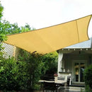 Parasol beige | Tela HDPE | Protección solar para terraza