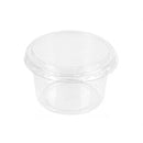 Vasos descartables 150/250ml | Ensalada o postre con tapa hermética