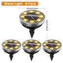 Luces solares tierra IP65 | LED paisaje | Patio césped terraza