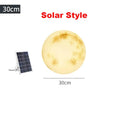 Lámpara solar bola lunar | IP55 | Jardín porche patio villa