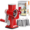 Rallador queso giratorio 3 en 1 | Manual | JT242 | Acero inox
