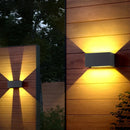 Lámpara LED exterior 24W | Sensor movimiento | IP65 negro/blanco