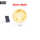 Lámpara solar bola lunar | IP55 | Jardín porche patio villa