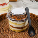 Vasos descartables 150/250ml | Ensalada o postre con tapa hermética