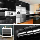 Papel autoadhesivo negro brillante | Vinilo para cocina | DIY