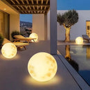 Lámpara solar bola lunar | IP55 | Jardín porche patio villa