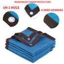 Parasol beige | Tela HDPE | Protección solar para terraza