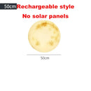 Lámpara solar bola lunar | IP55 | Jardín porche patio villa