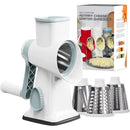 Rallador queso giratorio 3 en 1 | Manual | JT242 | Acero inox