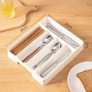 Organizador cubiertos 4/5 compartimentos | Bandeja cajón fácil limpieza