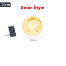 Lámpara solar bola lunar | IP55 | Jardín porche patio villa