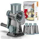 Rallador queso giratorio 3 en 1 | Manual | JT242 | Acero inox