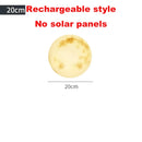 Lámpara solar bola lunar | IP55 | Jardín porche patio villa